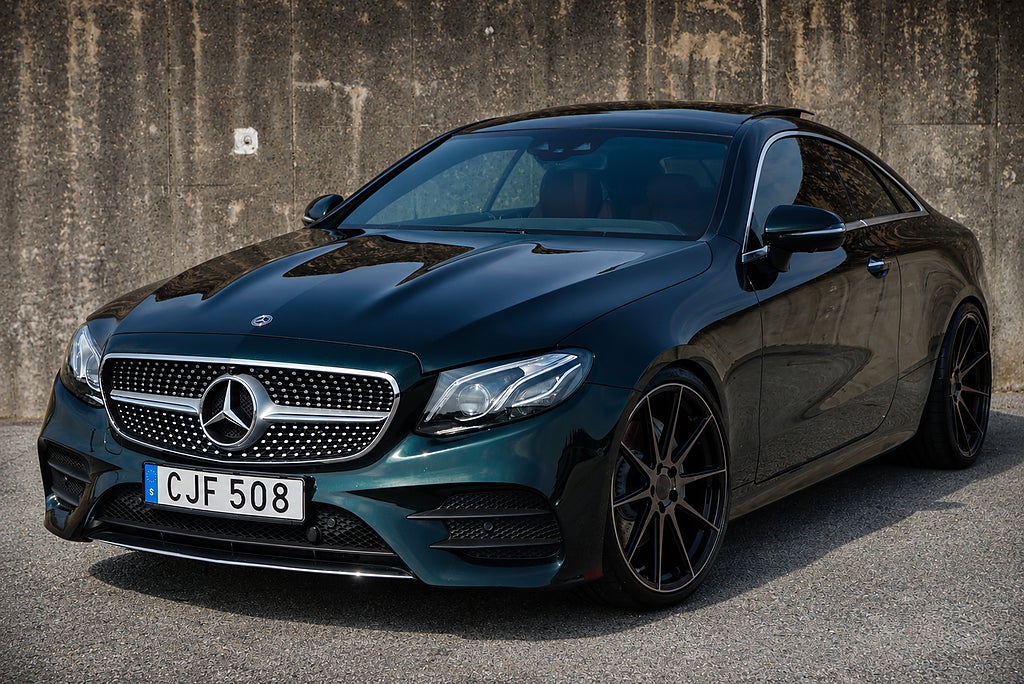 Mercedes-Benz E 400 4M Coupé AMG|Emerald Green|Burmester|Pano|Luft|