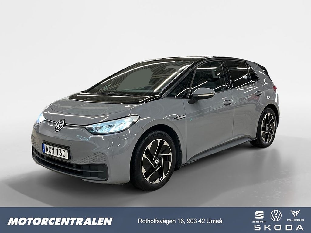 Volkswagen ID.3 Pure Performance, 150hk/Backkamera/Ink.v....