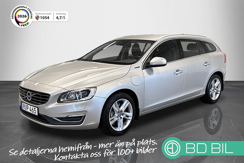 Volvo V60 D5 Twin Engine AWD SUMMUM DRAGKROK SKINN