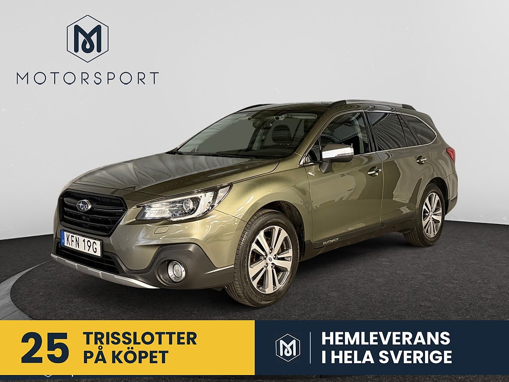 Subaru Outback 2.5 4WD Dragkrok Värmare Backkamera Navigation Rattvärm