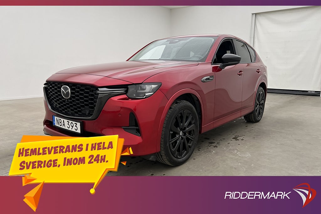 Mazda CX-60 PHEV AWD 327hk Homura Cockpit BOSE HUD 360° Drag