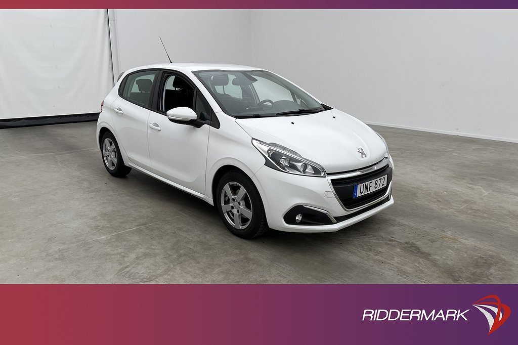 Peugeot 208 1.2 VTi ETG5 82hk Farthållare Dragkrok Välservad