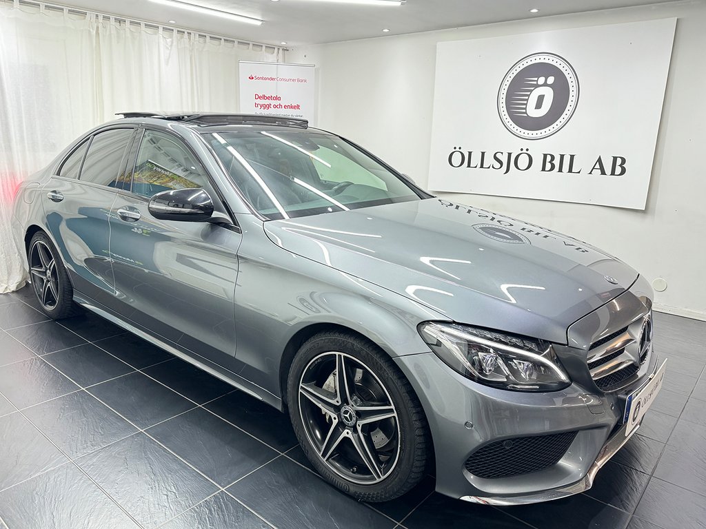 Mercedes-Benz C 220 d 9G-Tronic AMG-paket| Lågmil | Panorama