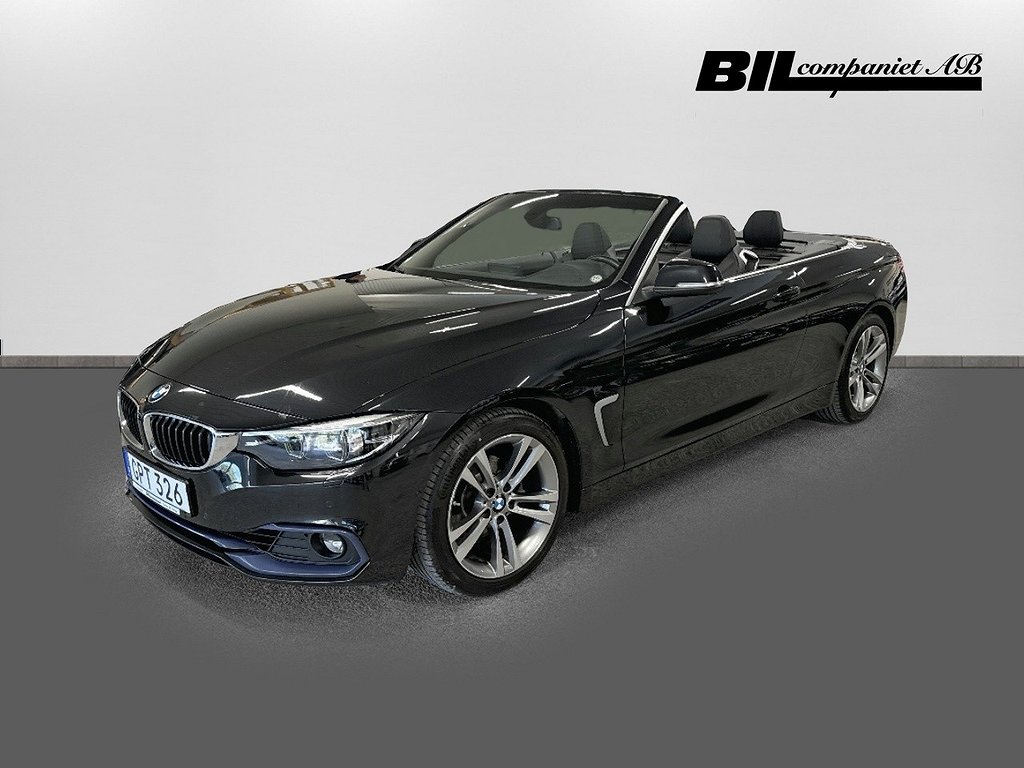 BMW 420 i Convertible Steptronic, 184hk Lågmilare