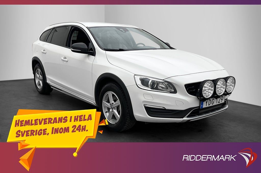 Volvo V60 Cross Country AWD Summum Värm Navi Dragkrok Skinn