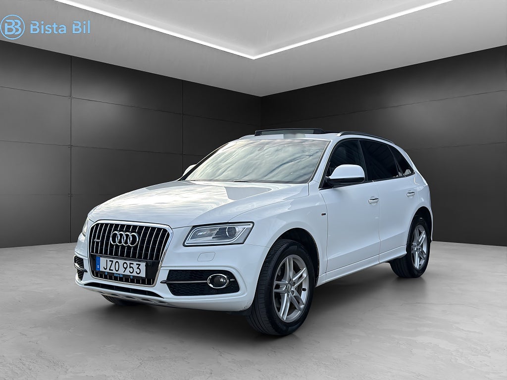 Audi Q5 2.0 TDI QUATTRO / S-LINE / AUT / PANO / VÄRMARE 190Hk
