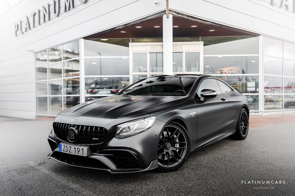 Mercedes-Benz S 63 AMG 4M Coupé BRABUS 700 / Carbon / SvSåld