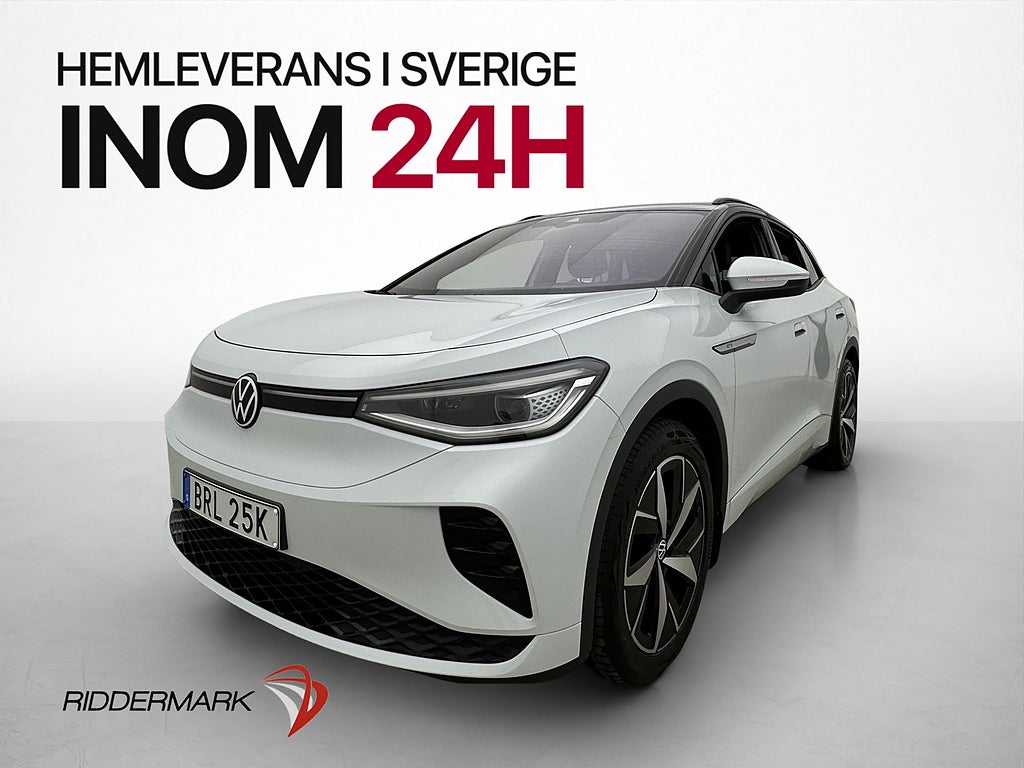 Volkswagen ID.4 GTX 299hk Värmare CarPlay Rattvärme MOMS