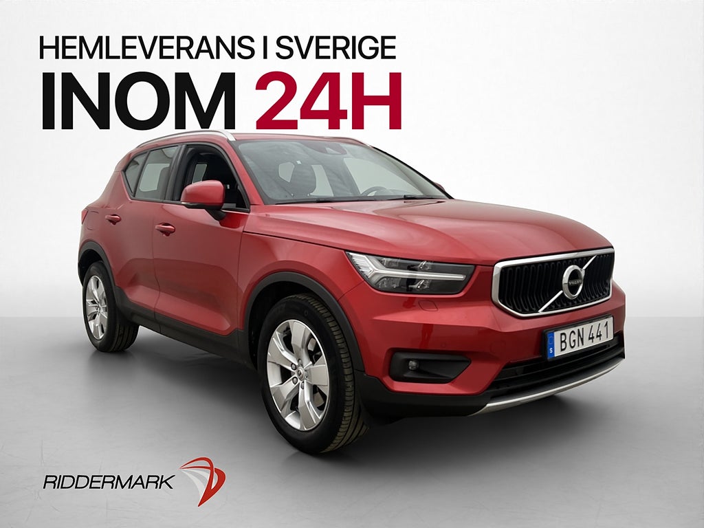 Volvo XC40 T4 190hk Momentum VOC Värmare Skinn Dragkrok