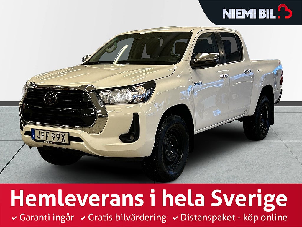 Toyota Hilux Dubbelhytt 2.4 AWD Hero MOMS/Drag/MoK-värm/AdaptivFart