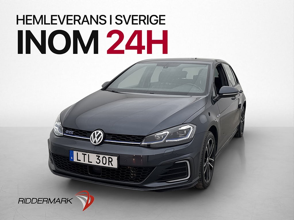 Volkswagen Golf GTE 204hk Värmare CarPlay 0.20 l/mil