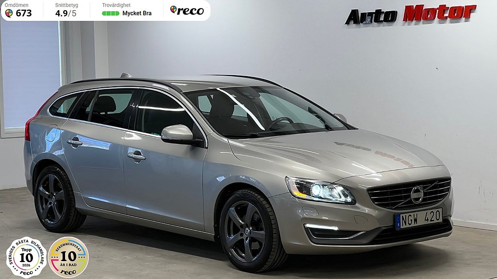 Volvo V60 D4 Momentum Automat 163hk Drag/Värmare
