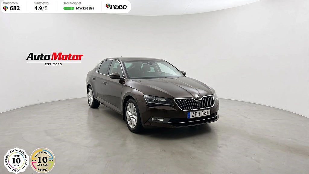 Skoda Superb 2.0 TDI 4x4 Style 190hk Drag/Värmare/Kamera