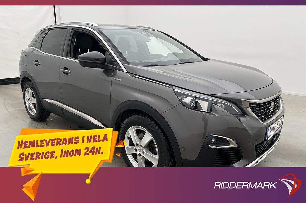 Peugeot 3008 1.6 BlueHDi 120  GT-Line Cockpit Halvskinn