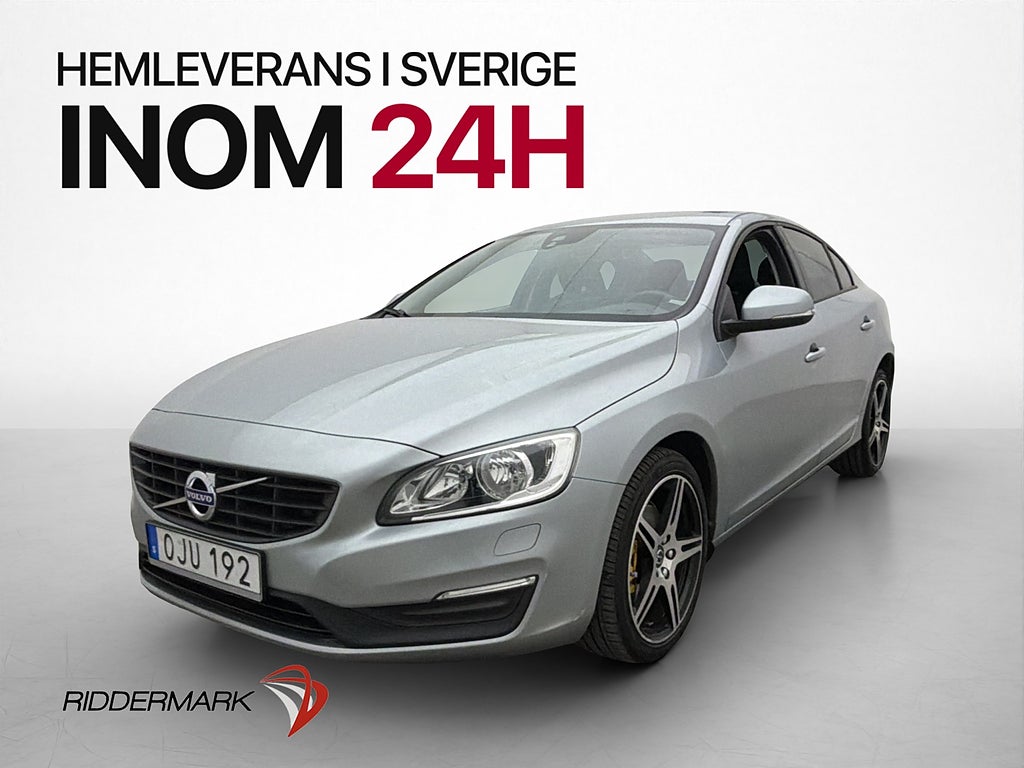 Volvo S60 T3 152hk Kinetic Sensorer Bluetooth Farthållare