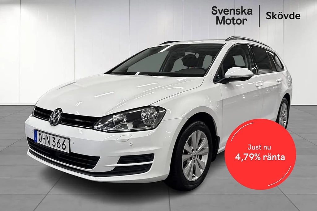 Volkswagen Golf Sportscombi 1.2 TSI BMT DSG Nyservad Drag Värmare SoV-hjul 4,79%