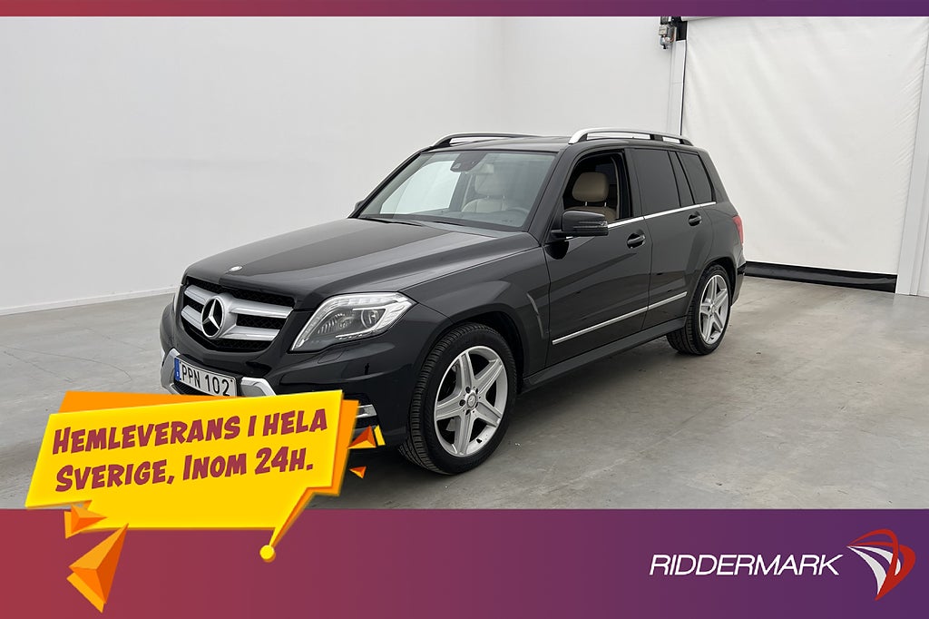 Mercedes-Benz GLK 220 4M 170hk AMG D-Värmare Navi Skinn Drag