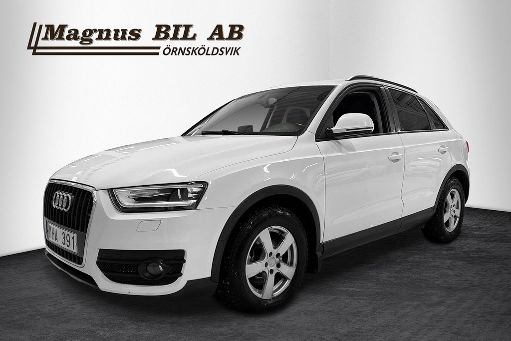 Audi Q3 2.0 TDI AWD STronic P-sens M-värmare 5,99% Drag Bose