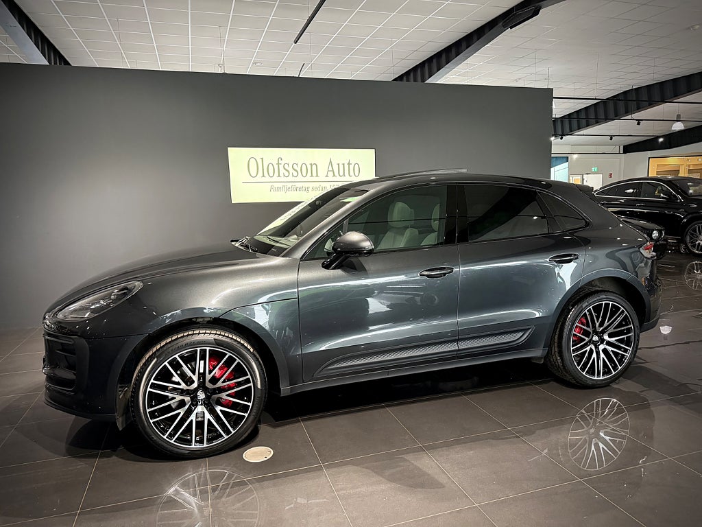 Porsche Macan S PDK 380hk Sport Chrono Glastak Värmare Läder Drag - bild 21