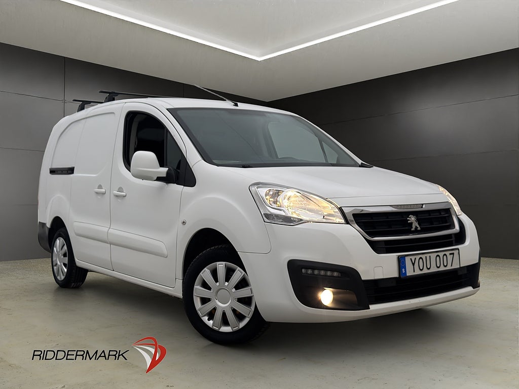 Peugeot Partner L2 1.6HDi Ny-Kamrem Drag 3-Sit PDC Bluetooth