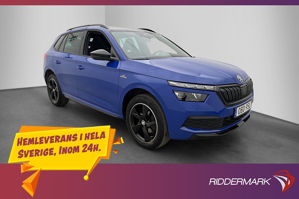 Skoda Kamiq TSI 110hk Monte Carlo Pano Kamera CarPlay Drag