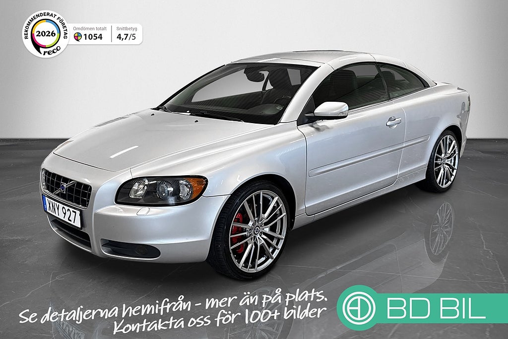 Volvo C70 T5 SUMMUM CAB SV-SÅLD SKINN DRAG VÄLSERVAD