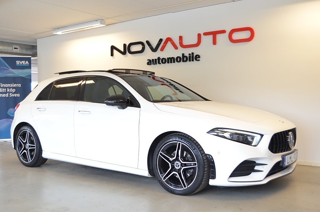 Mercedes-Benz A 200d 8G AMG Premium Plus Head-Up Pano Night Elstolar