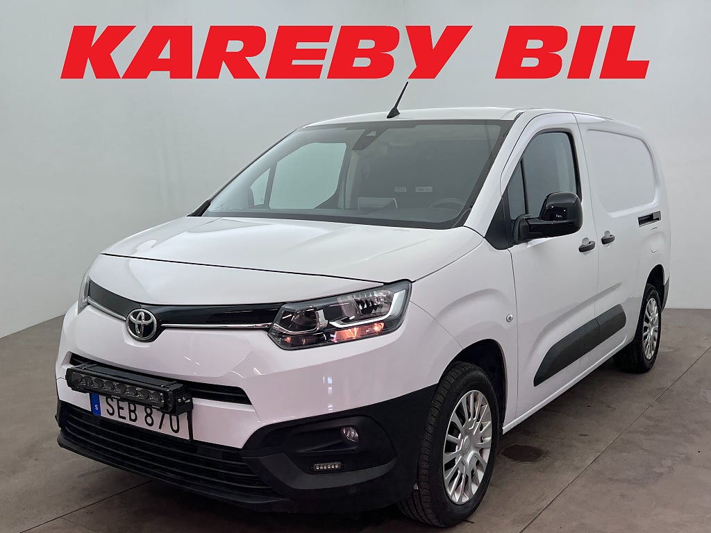 Toyota ProAce City 1.5D Aut 130hk L2 LÅNG 2xSkjutdörr Kamera Moms