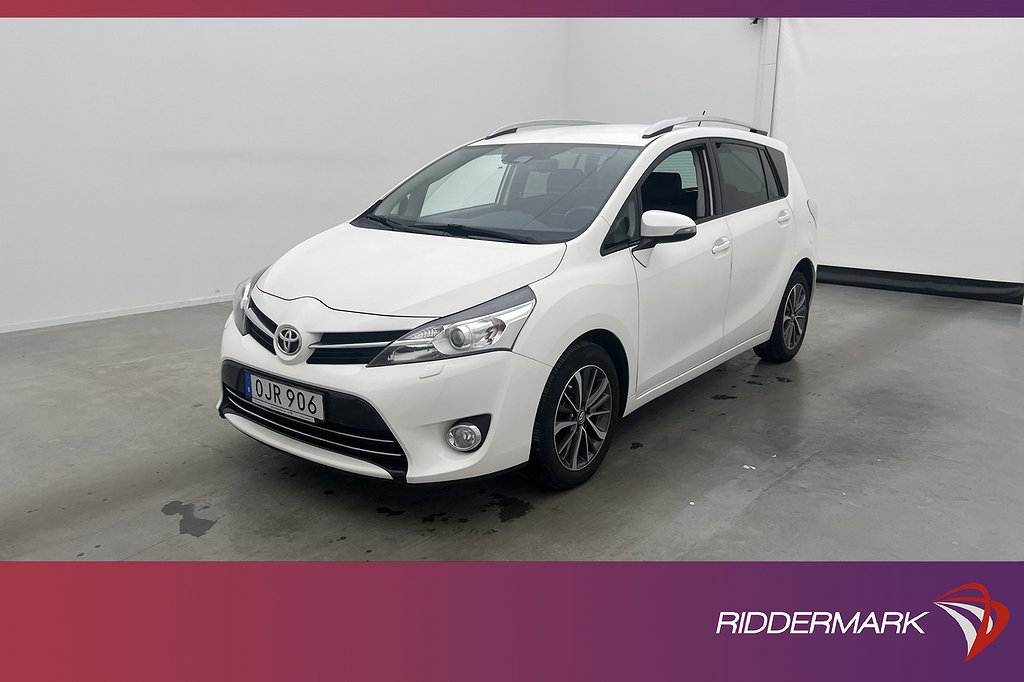 Toyota Verso Valvematic 147hk Active Plus 7-Sits Kamera Drag