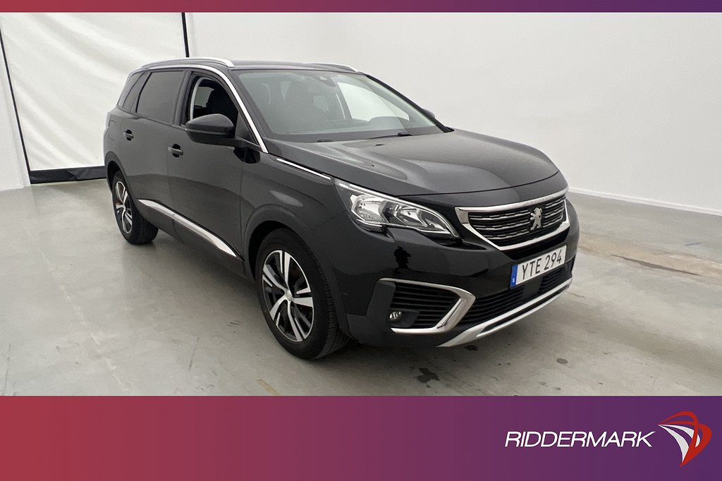 Peugeot 5008 130hk Allure 7-Sits Cockpit Kamera Halvskinn