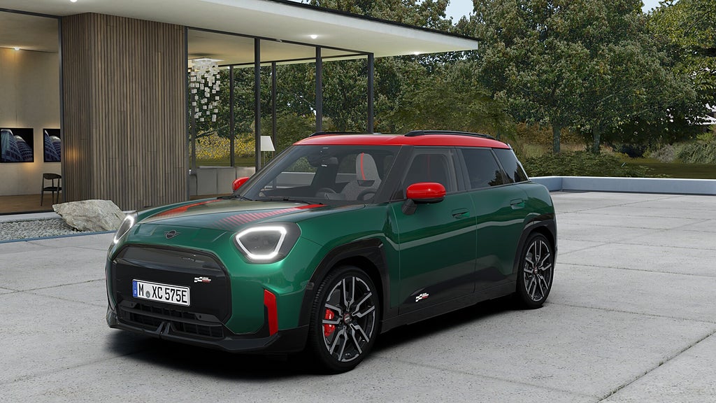 MINI JCW Aceman E Head-Up H/K Rattvärme Pano