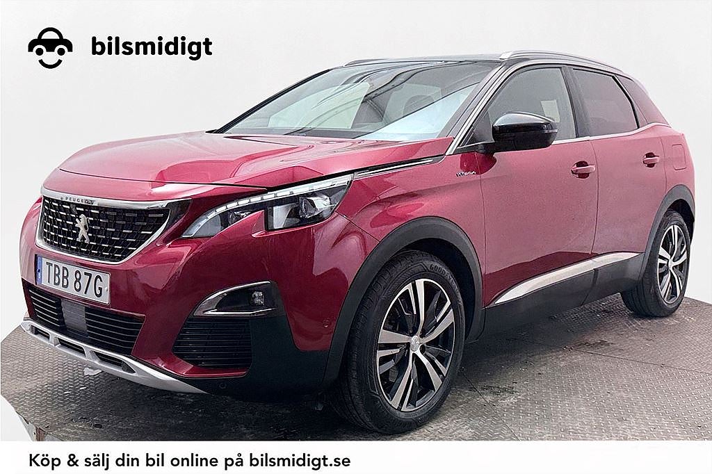 Peugeot 3008 GT Hybrid4 Drag Värmare Navi Kamera FOCAL 300hk