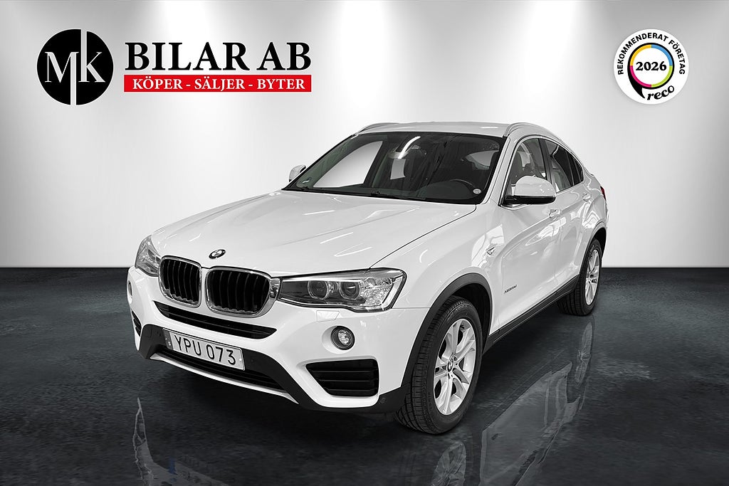 BMW X4 xDrive 20d Automat Nybes /Låga mil/ Räntakampanj 3.45%