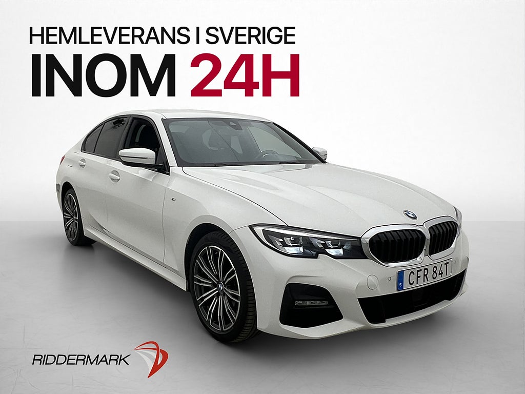 BMW 330e 292hk M Sport HiFi Navigation Rattvärme MOMS