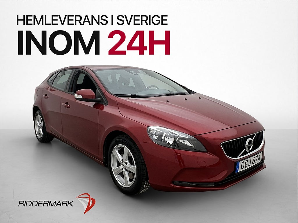 Volvo V40 T2 Kinetic Värmare Sensorer Bluetooth Dragkrok