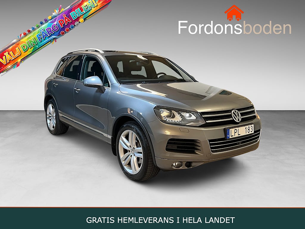 Volkswagen Touareg 3.0 V6 TDI 4Motion Luftfjädring Pano Minnesstolar Drag