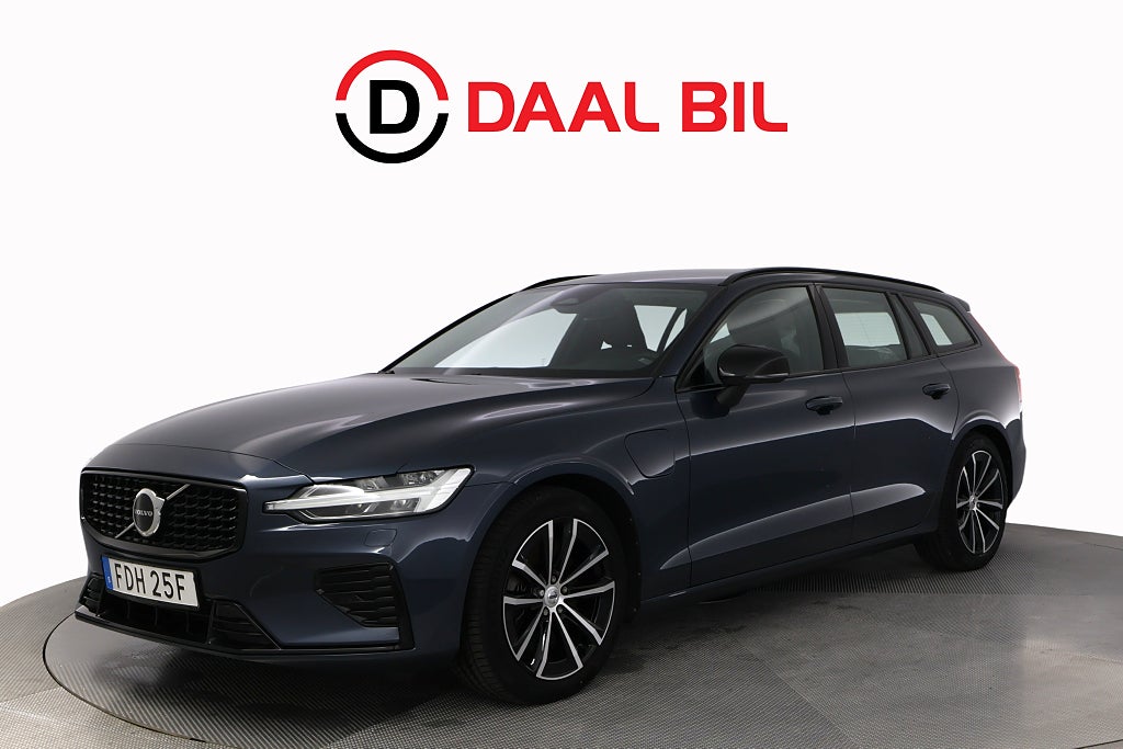 Volvo V60 RECHARGE T6 AWD 350HK PLUS DARK B-KAM NAVI LÄDER VÄRM