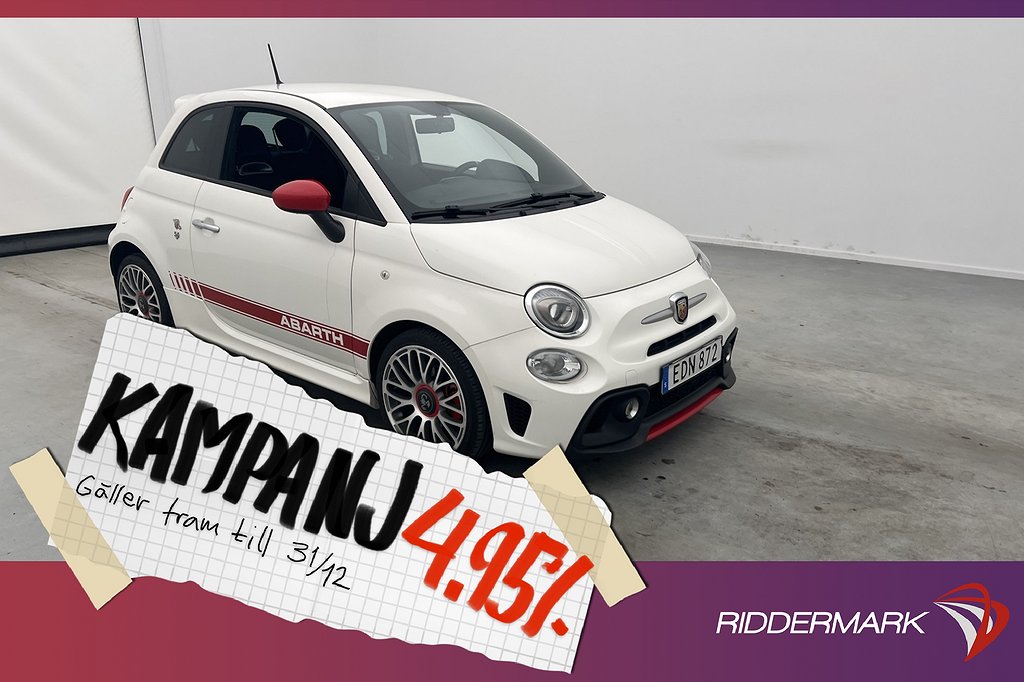 Fiat Abarth 595 1.4 T-JET 16V 145hk Sensorer