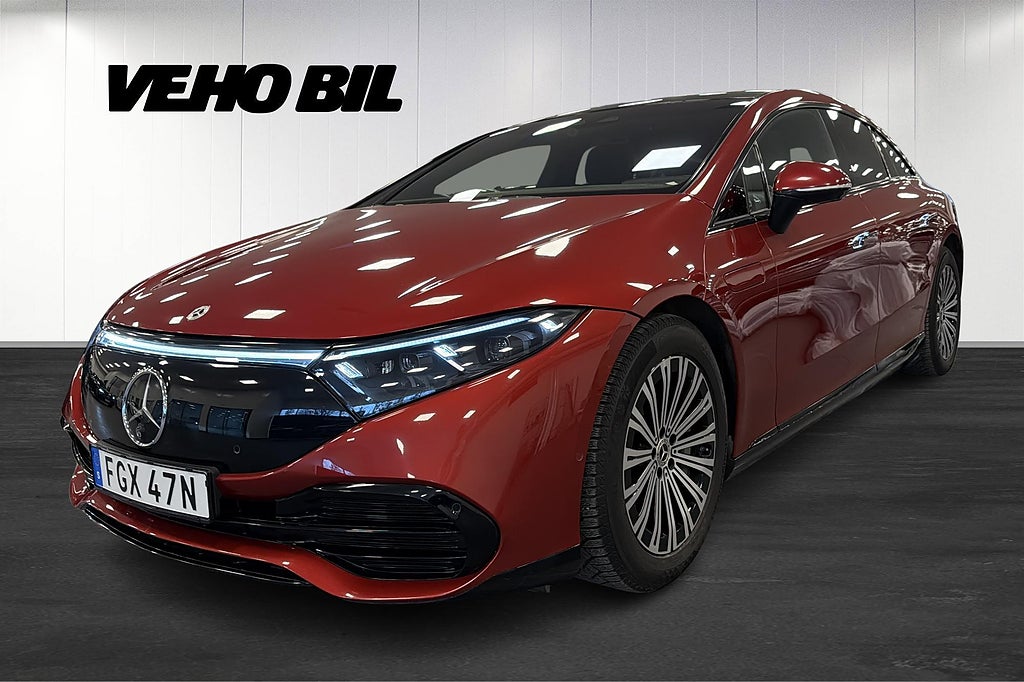 Mercedes-Benz EQS 450+ Panorama Head up Rattvärme 360 Airmatic