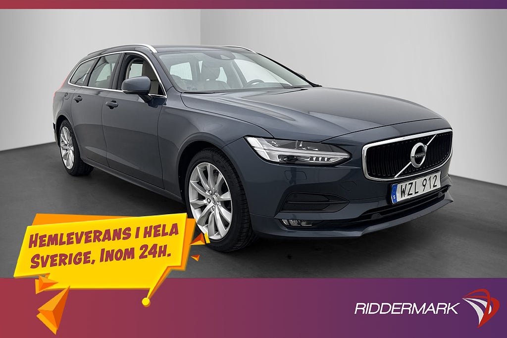 Volvo V90 T4 Skinn VoC Värmare Drag CarPlay 190hk