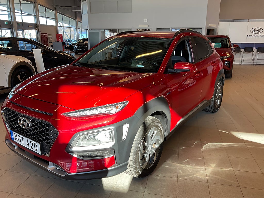 Hyundai Kona Hybrid 1.6 GDI DCT Premium Euro 6 S/V-hjul