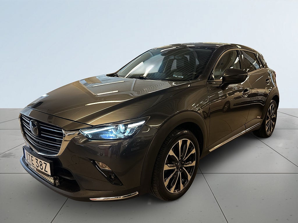 Mazda CX-3 2.0 AWD Drag/MoK-värm/BOSE/Kamera/AdaptivFart/SoV-däck