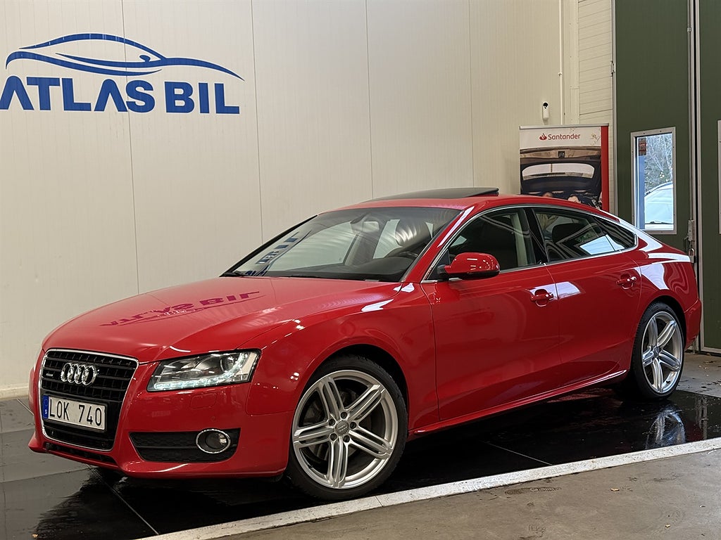 Audi A5 Sportback 3.0 TDI V6 Q S Tronic 239hk Drag Taklucka Sensorer