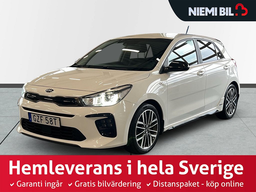 Kia Rio 1.0 T-GDI S&V-hjul/Kamera/Rattvärme/Parkeringssens
