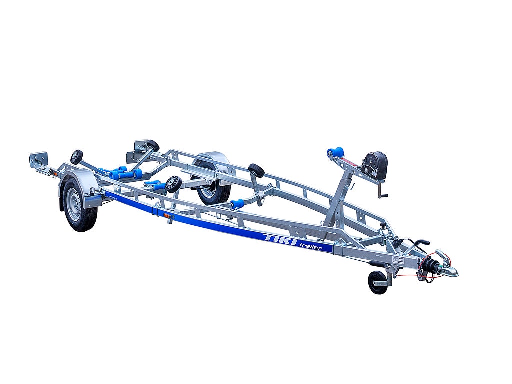 Tikitreiler 1500 BT bromsad 80 km/h båttrailer 