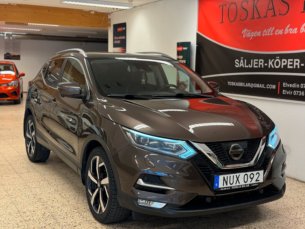 Nissan Qashqai 1.2 DIG-T XTRONIC-CVT Euro 6/panorama/hemleverans/finans 