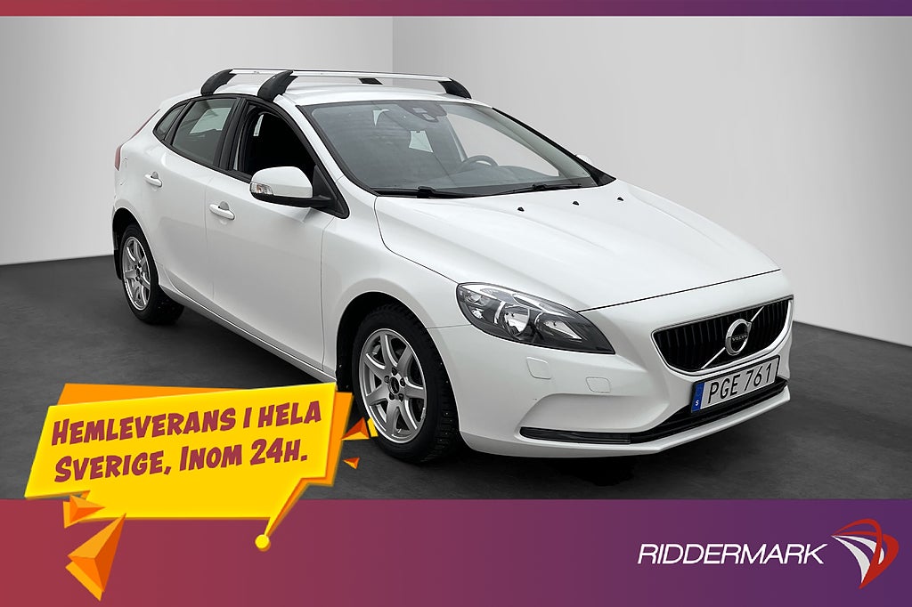 Volvo V40 D2 120hk Dragkrok Sensorer 1103kr Årssksatt