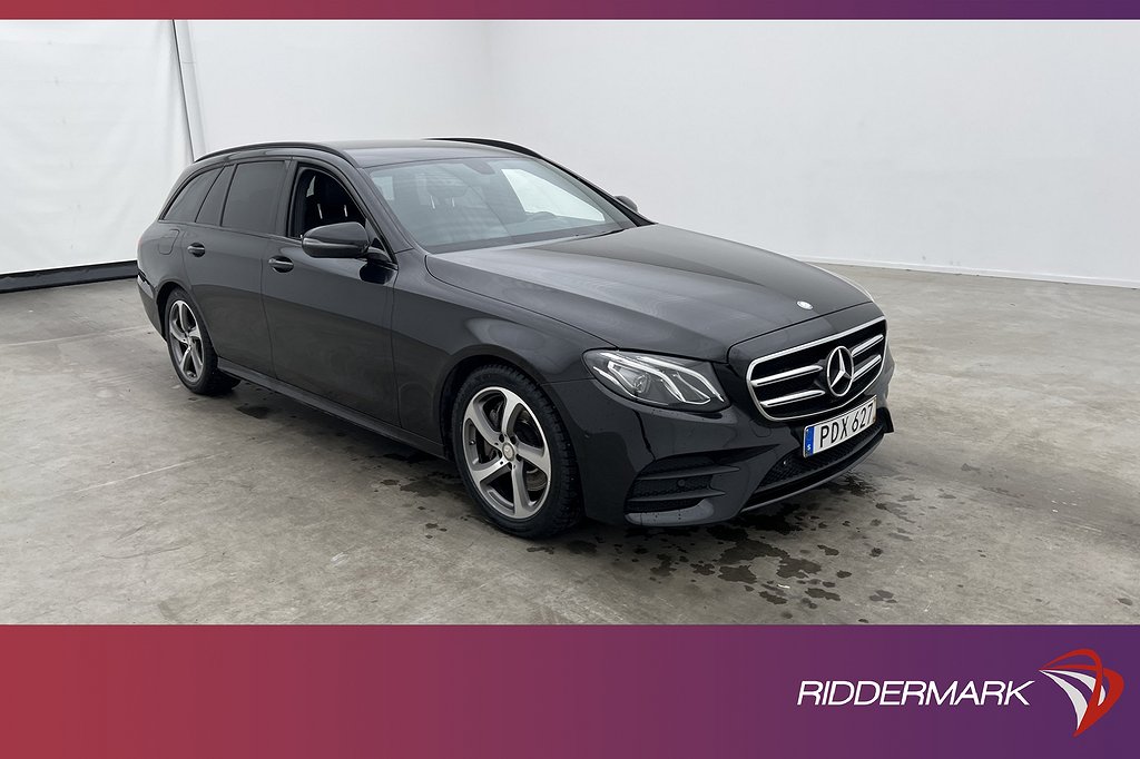 Mercedes-Benz E 220d AMG D-Värm B-Kamera Navi Drag 0.46l/mil