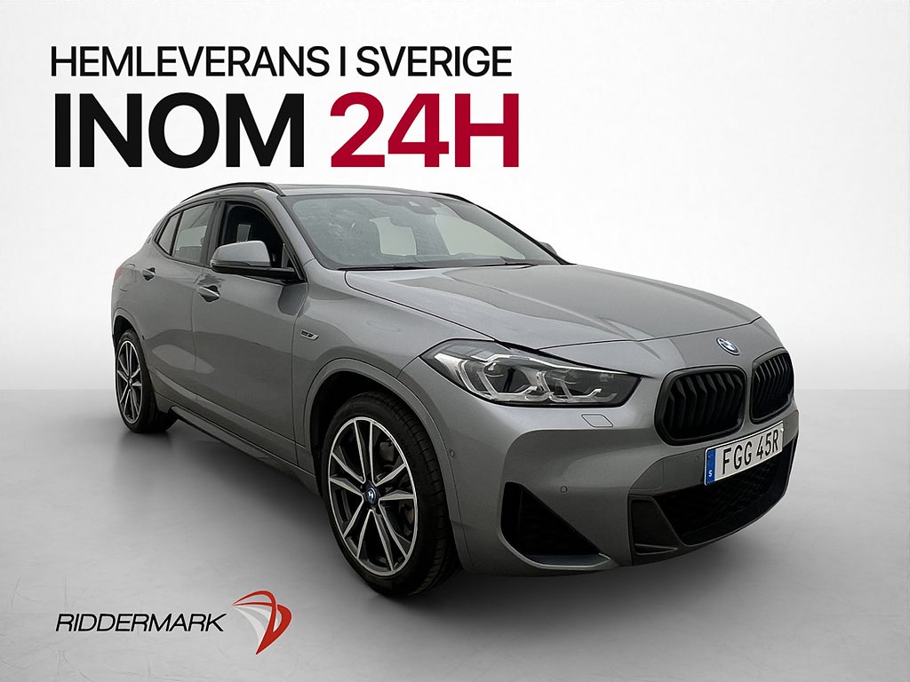 BMW X2 xDrive25e M Sport Pano Kamera Navi Skinn HUD Rattvärm