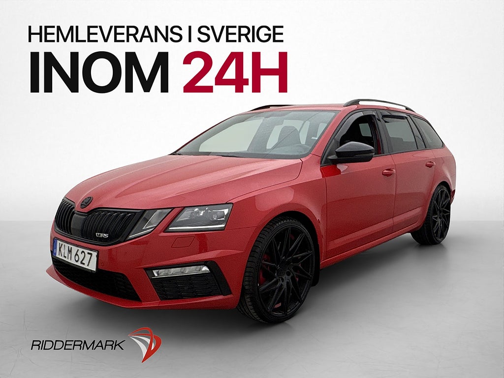 Skoda Octavia RS TSI 245hk Premium Canton Värm Navi Kamera